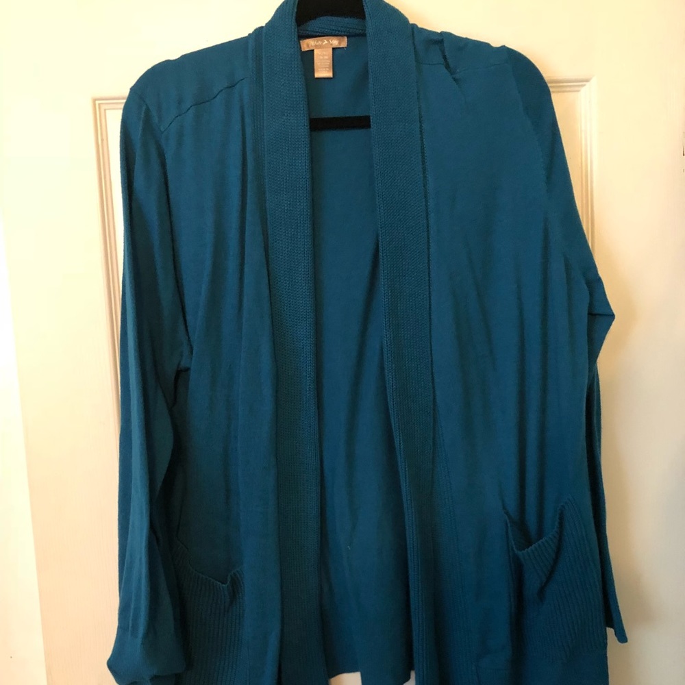 Teal Sweater Cardigan
